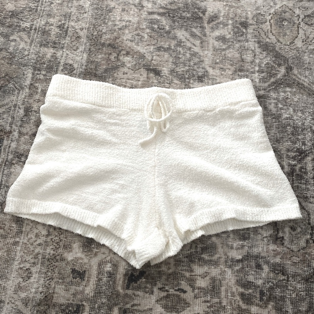 White pajama short